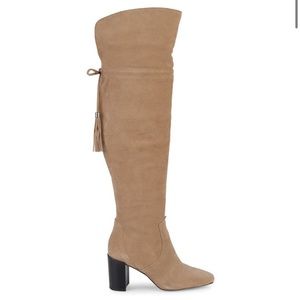 Karl Lagerfeld Razo Over-The-Knee Suede Boots